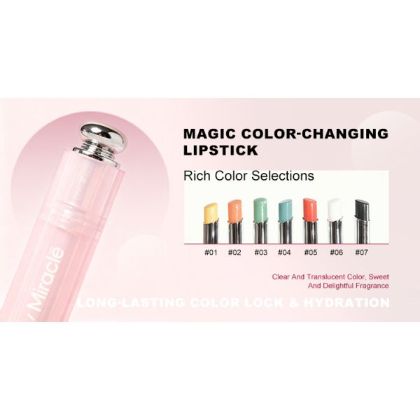 Magic Color-changing Lipstick Natural Moisturizing Lip Balm Repairing and Exfoliating Organic Plumping Vegan Lip Balm -OEM/ODM