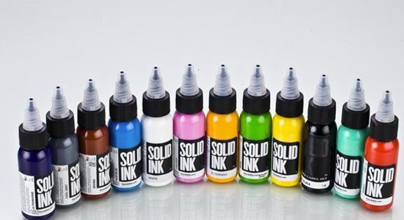 Private Label 30ml 60ml Solid Ink Tattoo Pigment for Tattoo Supplies