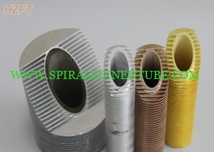Bimetallic Extruded Fin Tube Heat Exchanger / Finned Aluminum Tubing