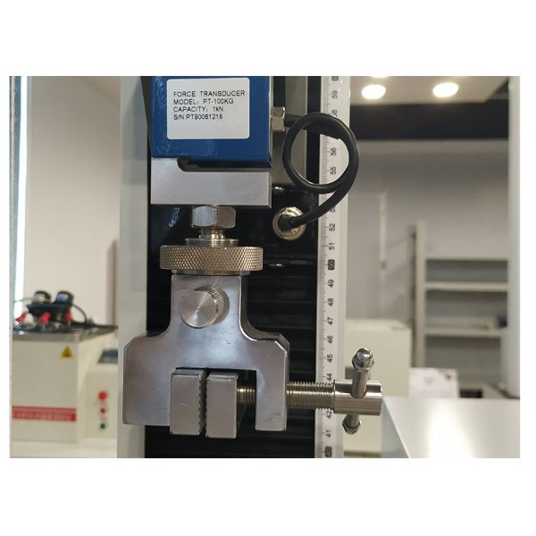 Probador extensible automatizado sola columna con el extensómetro grande de la deformación