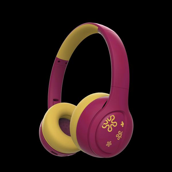 Safe Low Decibel Children Bluetooth Headset Foldable Adjustable Headband,40MM Driver Stereo Earphone Support 3.5mm AUX for Study