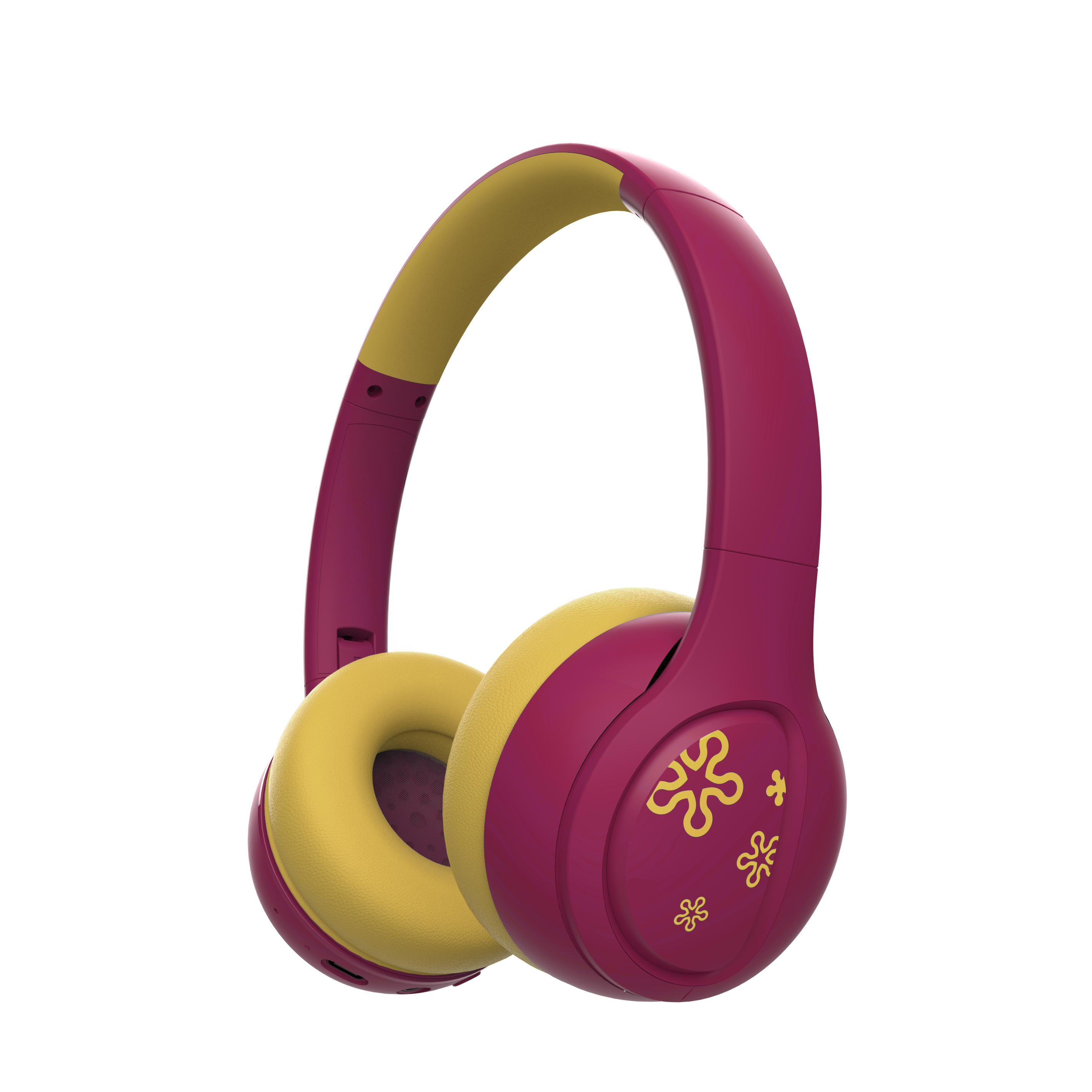 Safe Low Decibel Children Bluetooth Headset Foldable Adjustable Headband,40MM Driver Stereo Earphone Support 3.5mm AUX for Study