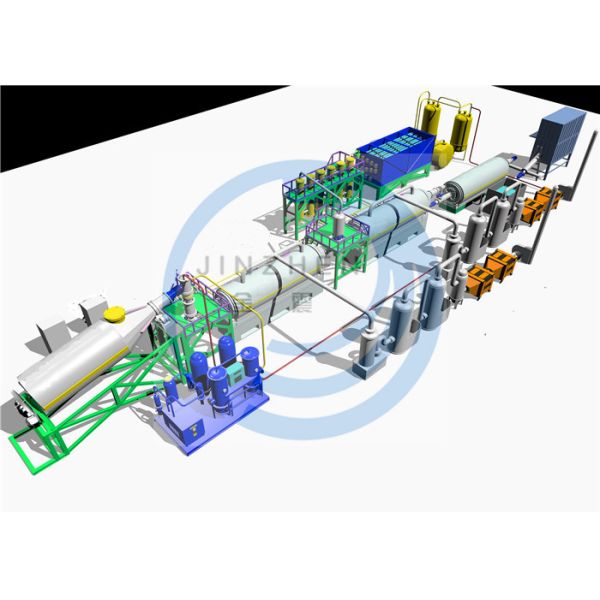 30ton 40ton 50ton Continuous Pyrolysis Recycle Waste Tyre/Plastic/Rubber To Oil Equipment