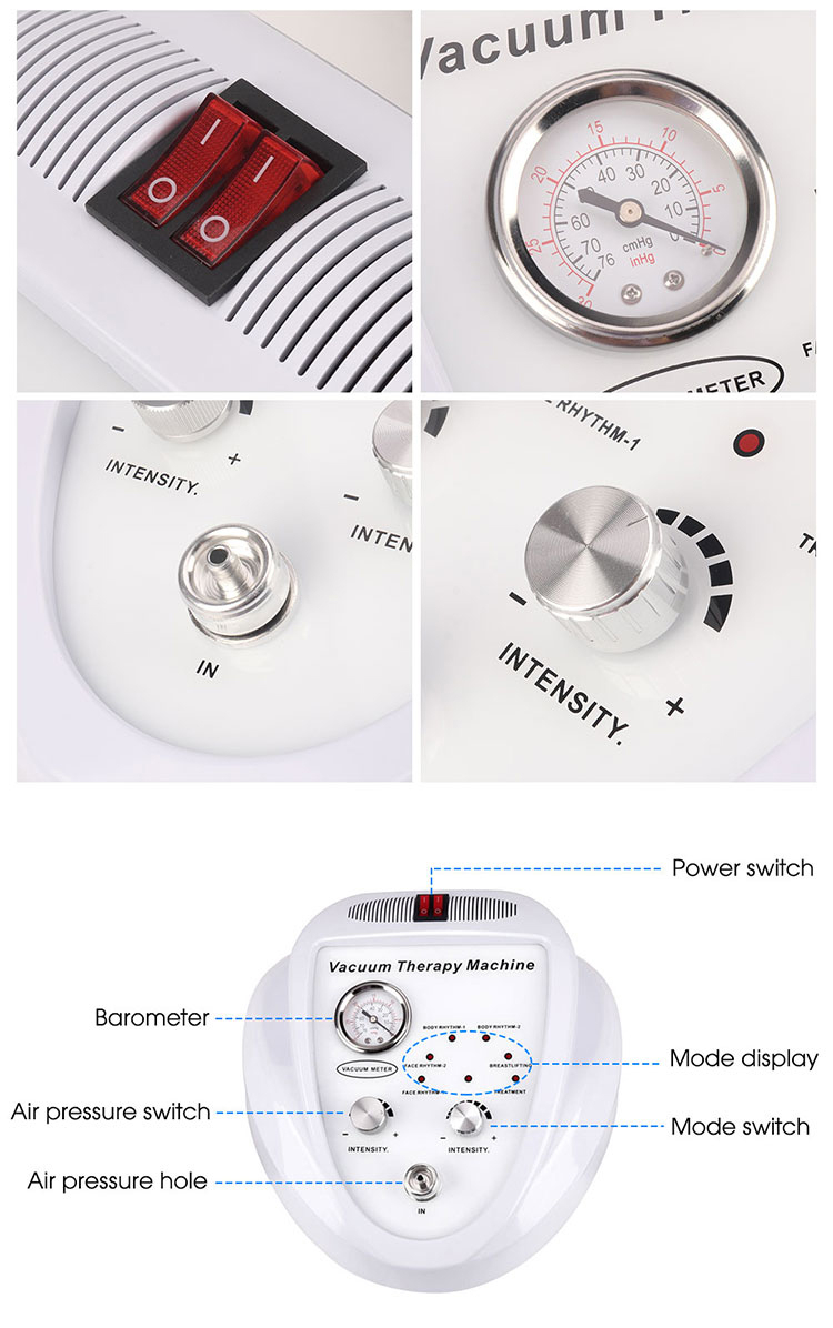 Машина терапией вакуума повышения батта Massager груди