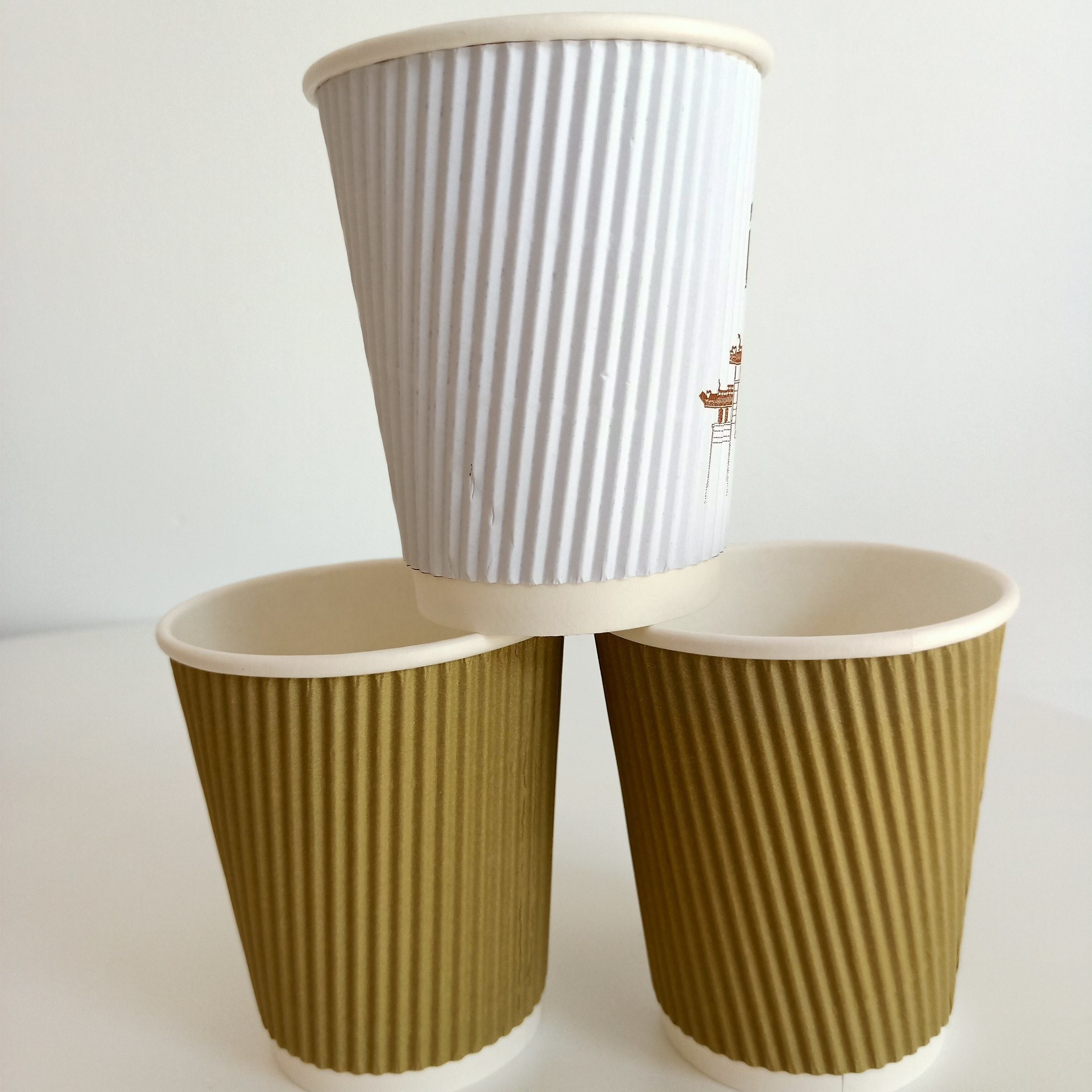 High Quanlity 16 oz Disposable Double Wall Coffee Paper Cup with Flexographic Printing