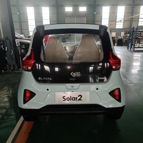 Solar Powered Car EEC 2 Doors L7e Blaval Auto Energy Electric Vehicle 850kg Curb Weight Pure Electric Solar Energy System