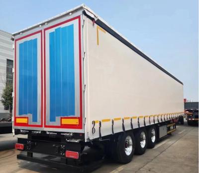 Wheel Base 1310mm Durable Side Curtain Semi-Trailer for Flexible and Secure Loading