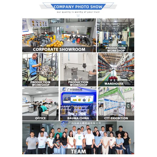 Pour les excavateurs de Komatsu, chargeurs, bulldozers, pompes de ventilateur, moteurs de ventilateur, pompes de direction. Gamme complète de modèles. Qualité fiable. Guangzhou Tieqi Engineering Machinery