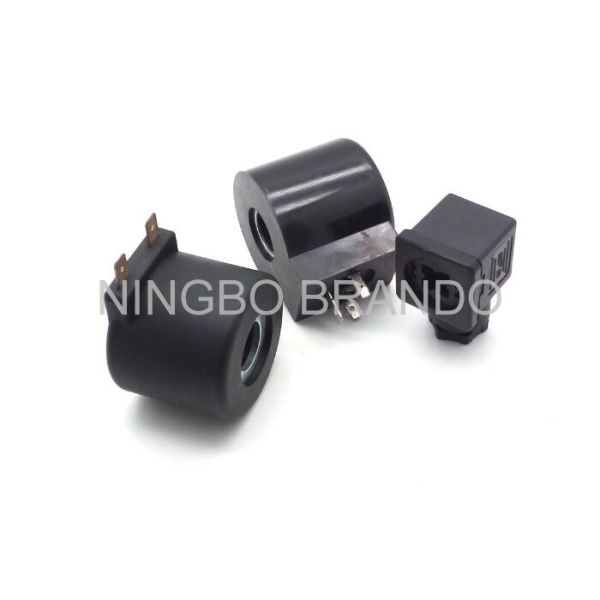 Катушка соленоида черного изолированного провода эмали пневматическая, катушка соленоида замены