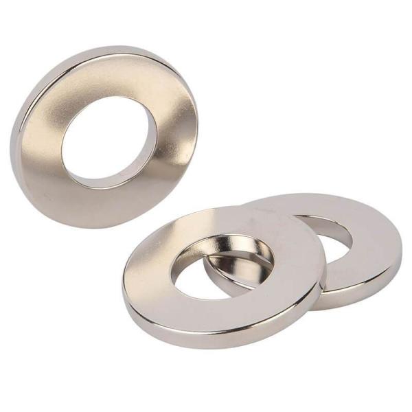 N42 Neodymium Magnets Neodymium Countersunk Ring Magnet ISO9001 Certified