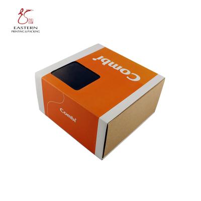 Altura ondulada do cartão 6cm que desliza a caixa de papel com logotipo feito sob encomenda