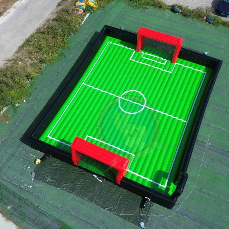 Inflatable Football Field Custom Inflatable Sports Field Outdoor Inflatable Soccer Pitch Commercial Playground for Kids Adults
