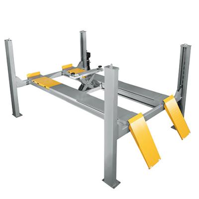 4000 kg 4 postes de levage de voiture avec fonction d'alignement des roues w avec aligneur 3D des roues