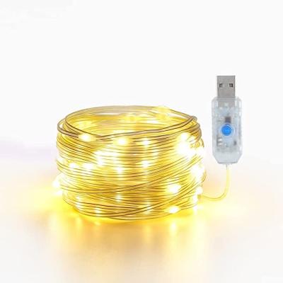 Waterproof Warm White Firefly Lights For Indoor Decoration Dimmable Remote Control