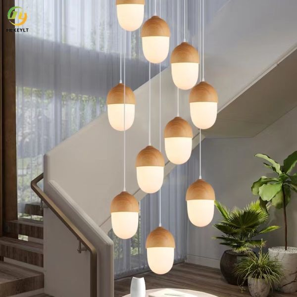 11cm Led Verre Pendant Light Modern Simple Creative Bar Single Head Nut