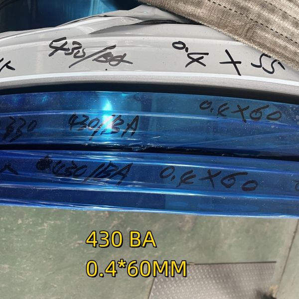 430 Stainless Steel Coil Bright Mirror Like Finish DIN 1.4016 SS Strip 0.4*60mm
