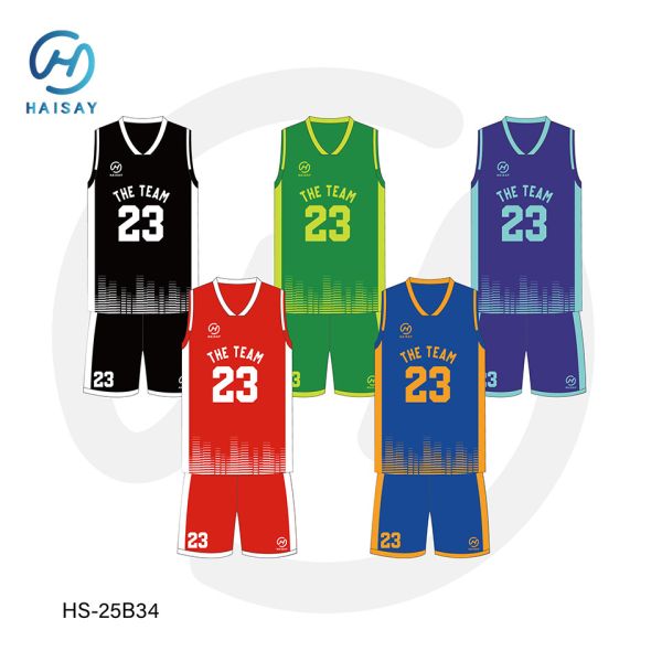 Men’s Basketball Uniform Top, 160gsm Polyester Mesh, Standard Size, Practice & Game, Black/Red/Blue