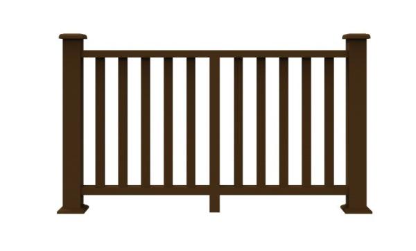 Fireproof WPC Fence Panel 2000x1200mm Wood Plastic Composite Board