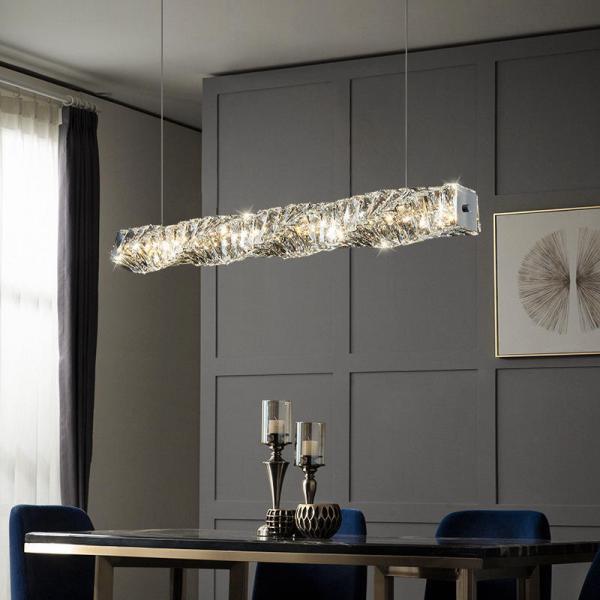 Warm Romantic Rose Gold Bedroom Living Room LED Pendant Light Acrylic Restaurant bar Chandelier