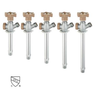 Threaded Quarter Turn Anti Siphon Frost Free Valve Multiturn Sillcock Brass For US