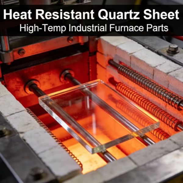 Custom High Temperature Resistant Fused Silica  Square Quartz Glass Sheet Round Quartz Disc