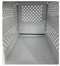 Коробка собаки черного цвета большая алюминиевая складывая для собаки Trainning