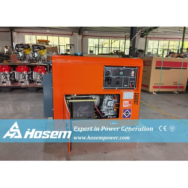 Генератор 3000RPM одиночной фазы генератора ISO9001 6kw молчаливый дизельный дизельный