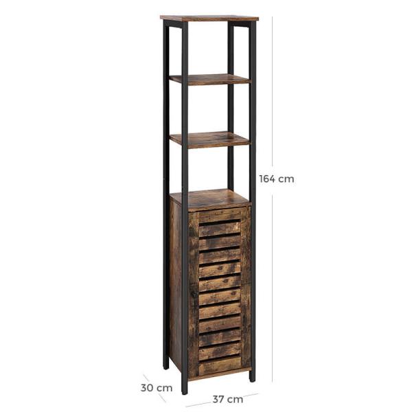 Tall Storage Cabinet for Sale, Industrial Storage Cabinet, Narrow Storage Cabinet, Storage Shelf Unit, LSC37BX