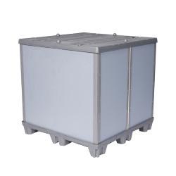 automotive packaging design Customized PP Solid Foldable Plastic Pallet Box car battery packaging