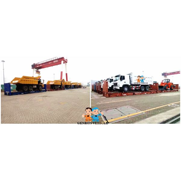 Трейлеры тележки Tipper песчаника изголовья CQC Strenthened