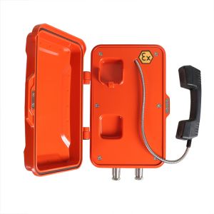 Сплавленная алюминиевая горячая линия взрывозащитный телефон тяжелой службы для опасных районов