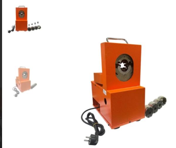 220V DN15 Machine de rétrécissement de tuyau à courant alternatif bleu avec contrôle à l'écran