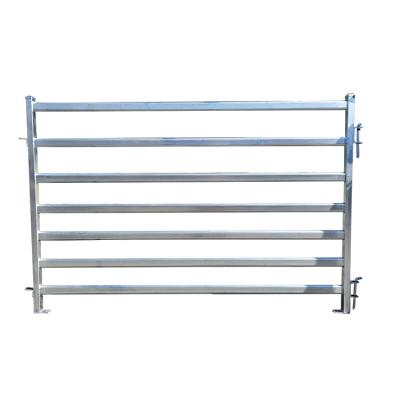 Light Grey Galvanized Sheep Farm Metal Fence Resists Corrosion Livestock Fence Panels