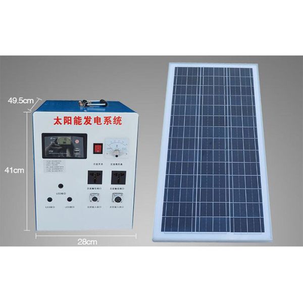 Polysilicon Portable Solar Power Systems100A 1500W For Camping