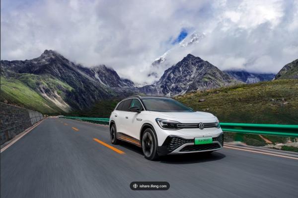 ID6 Volkswagen EV SUV Pure Electric 180 cavalos de potência Para Aventuras Familiares