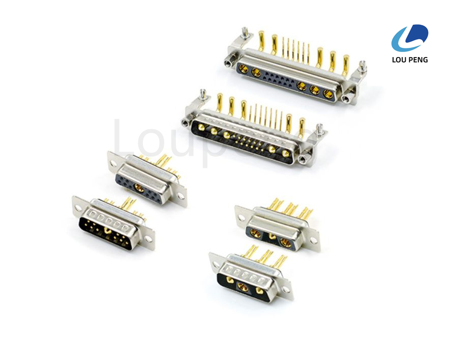50 Pins Male D-Sub VGA Connector Perfect for Industrial Video Equipment and Computer Display Applications