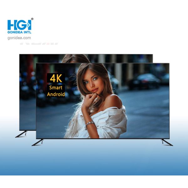 ТВ СИД голубого плоского экрана 4K ТВ СИД зуба умное 65 дюймов