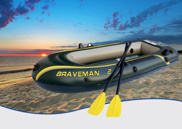 Escuro - barco inflável durável verde de Braveman, barco inflável de pouco peso conveniente