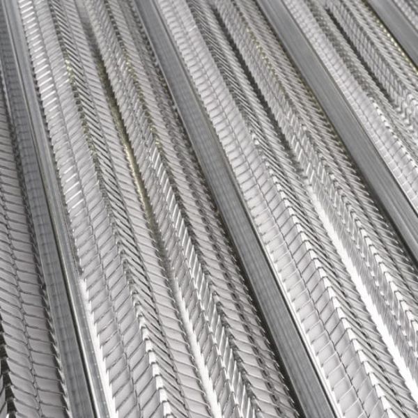 Astm C1063 Certified Hi Rib Lath With 3/8" Vertical Ridges For Wall Plastering