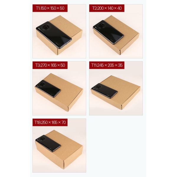 Recyclable Courier Delivery Box Hard Cardboard Kraft Paper 150x150x50cm