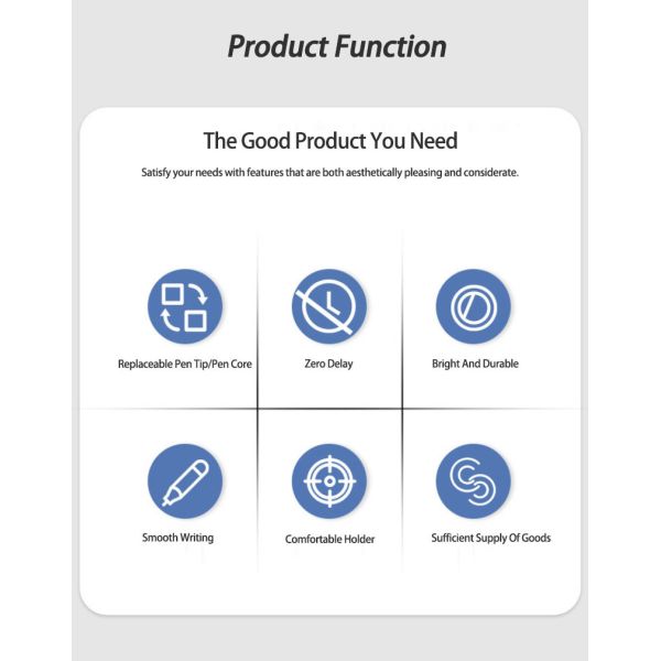 Matte Business Gift Roller Ball Pen 0.5mm Signature Pen Metal Gel Pen Custom Logo