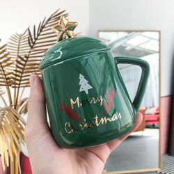 Breakfast Milk Ceramic Coffee Cups 460ml Capacity For Christmas Gift