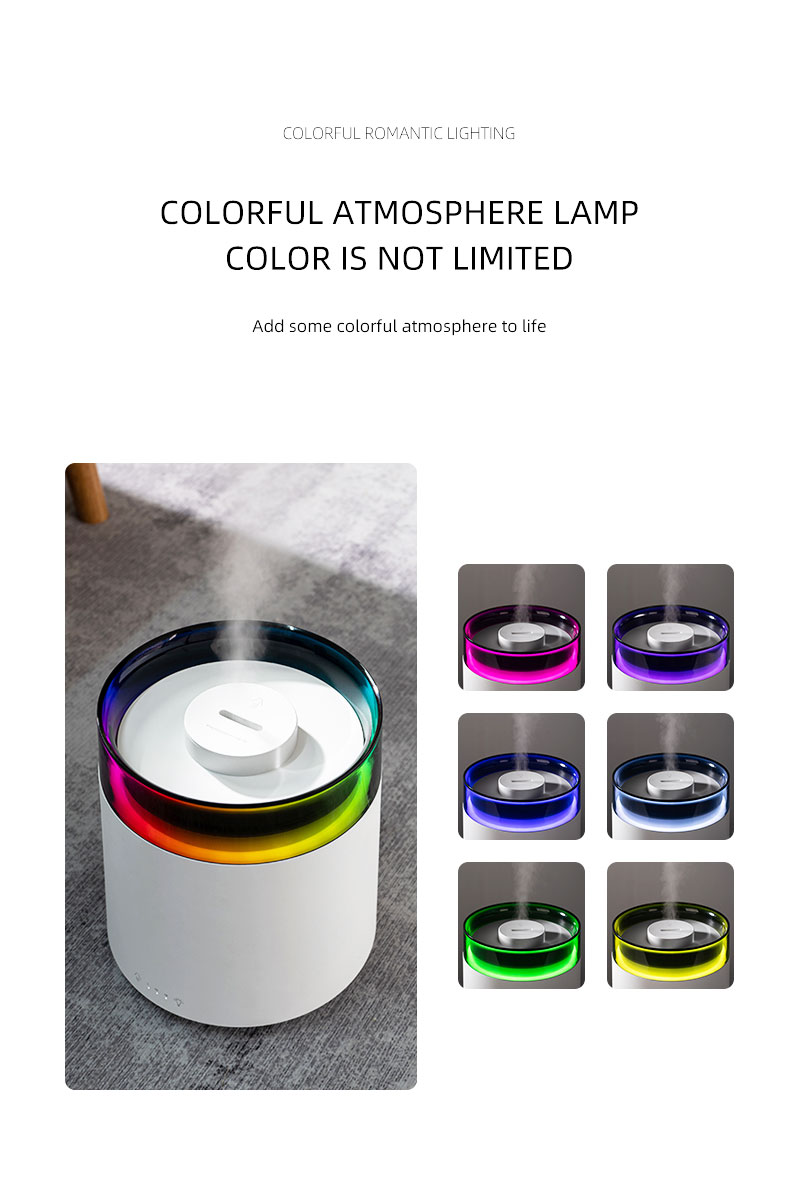 7 Colors  Air Humidifier Customized LOGO Home Direct Sale Essential Oil Ultrasonic Aroma Diffuser Aromatherapy