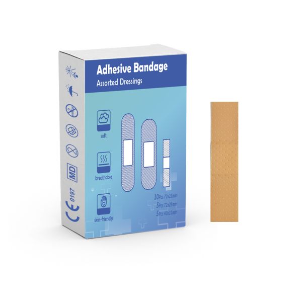 Pansements de couleur pour la peau en PE respirant 10*40mm, type de produit : Band-Aids