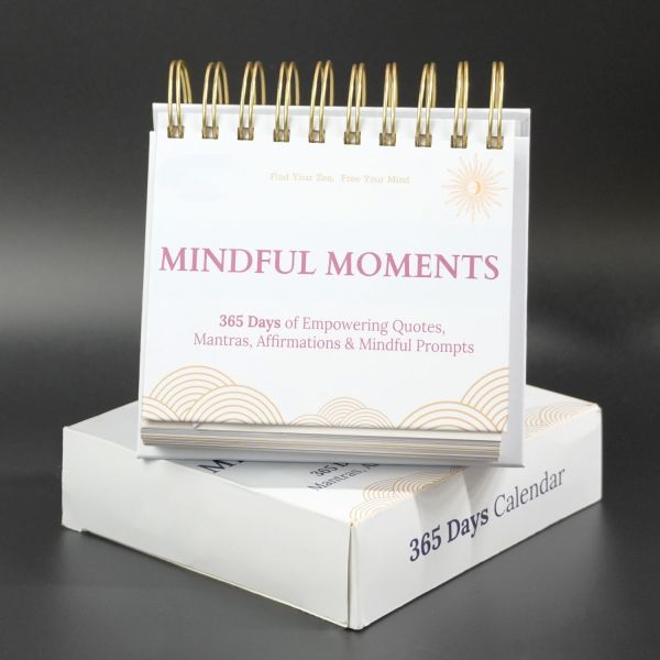 Custom Printing 365 Day Perpetual Creative Mini Daily Quote Inspirational Desk Top Calendar