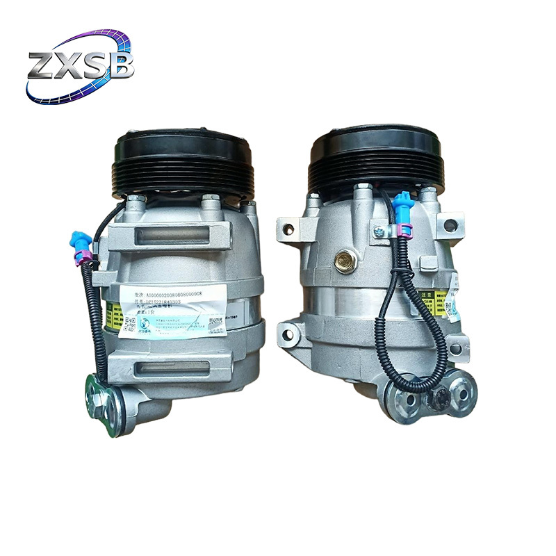 Shacman Delong H3000 M3000 X3000 Heavy Duty Truck ISM Engine AC Compressor Assembly DZ15221840303