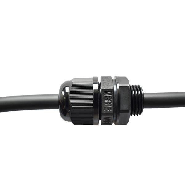 Cable isolado resistente a UV Plug preto 500mm PV Cable Harness 300V IP67 UL2464