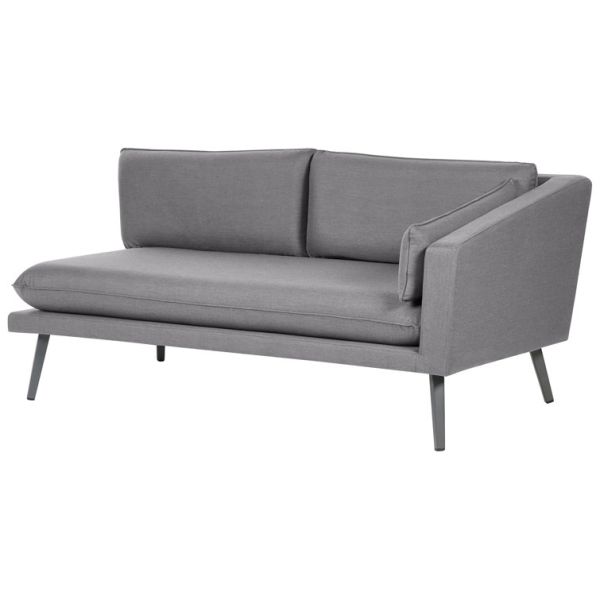 Modern Design Style Grey Cushion All Weather Fabric Sofa Set Furniture for Villa Garden