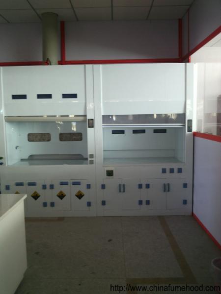 Corrosion Resistant PP Fume Hood , AC220V Power Fume Hood Laboratory Equipment