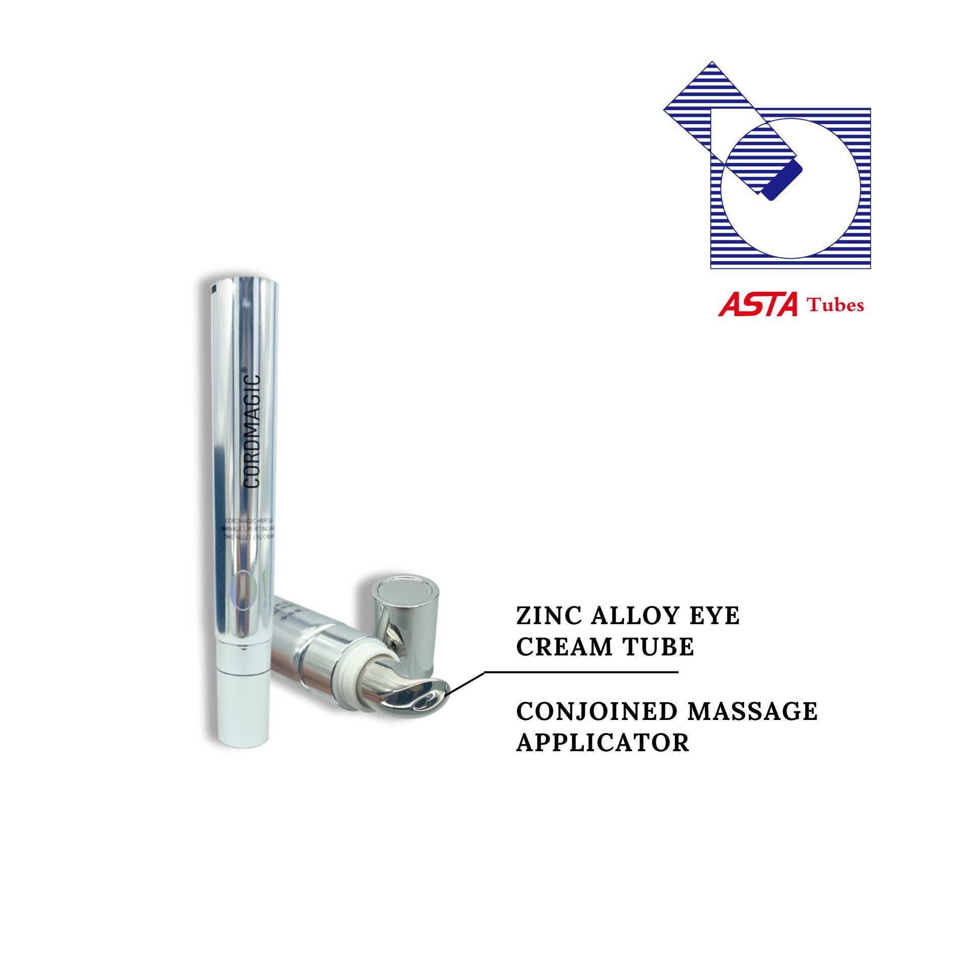 D19mm 10ml 15ml 20ml Metal Single Ball Massage Zinc Alloy Applicator PE ABL Eye Cream Serum Top Packaging Containers